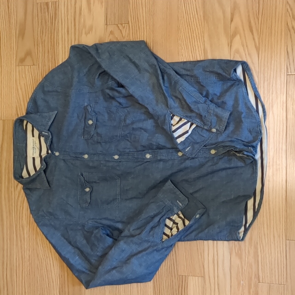 Ralph Lauren Denim and Supply lined chambray shirt large